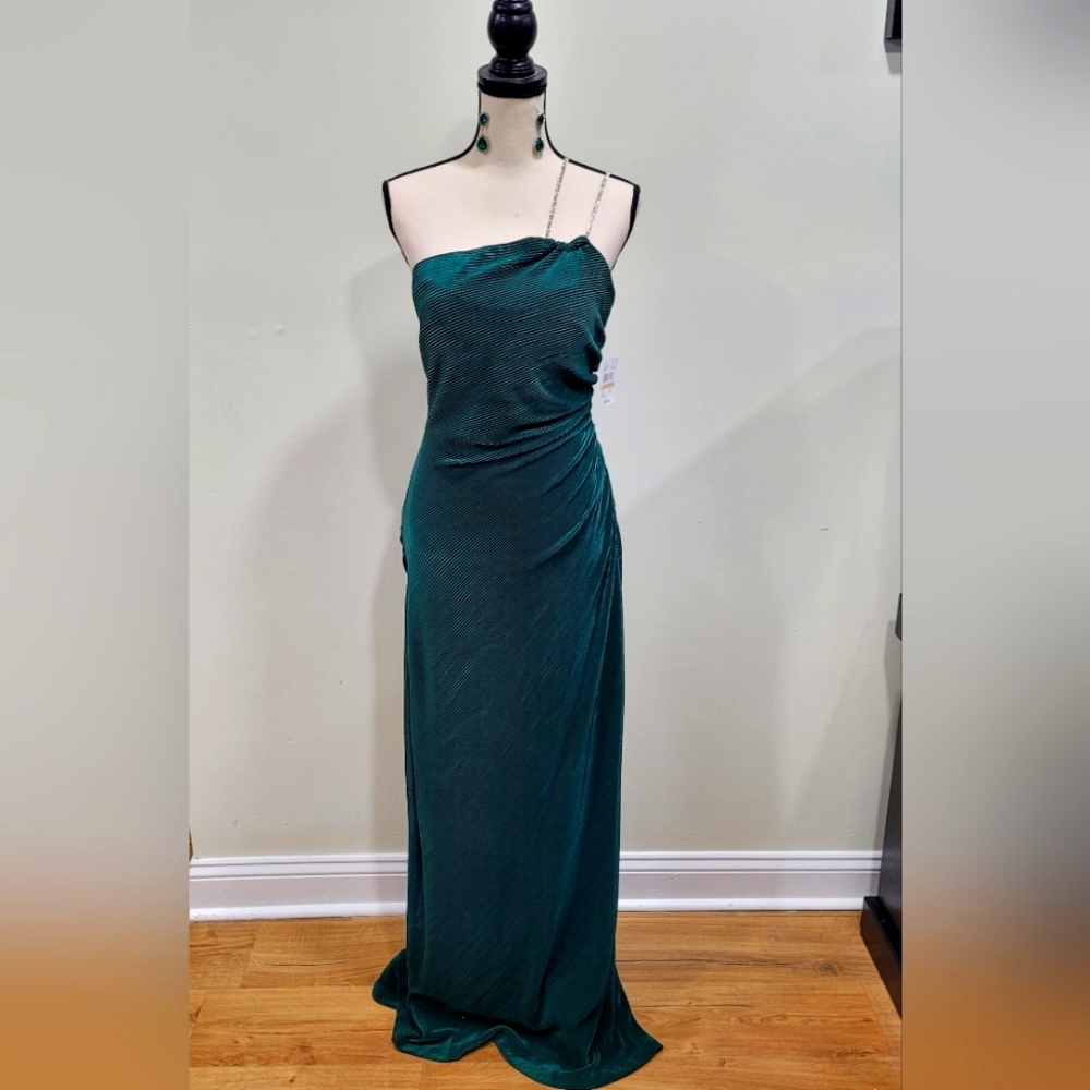 Nightway rhinestone strap formal dress Size 12